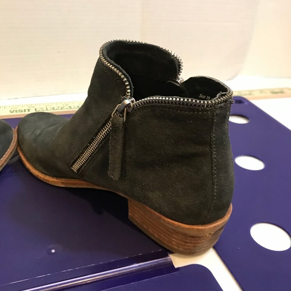 DOLCE VITA WOMENS GRAY SUEDE ANKLE BOOTS SIZE 10 - Picture 3 of 7